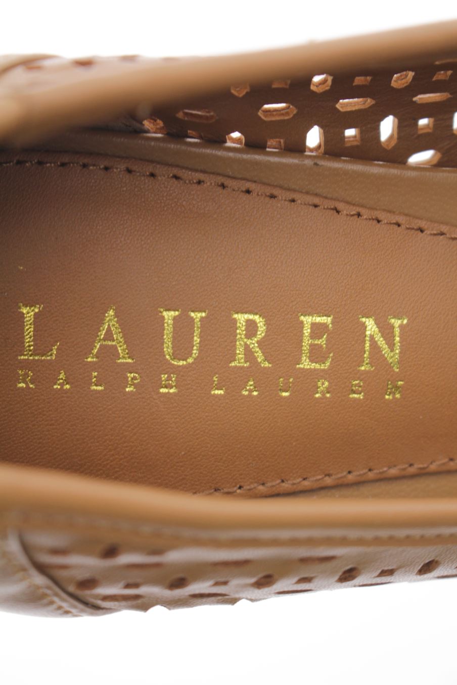 Zapatos de tacon de Ralph Lauren de la talla 39, de color marrón de