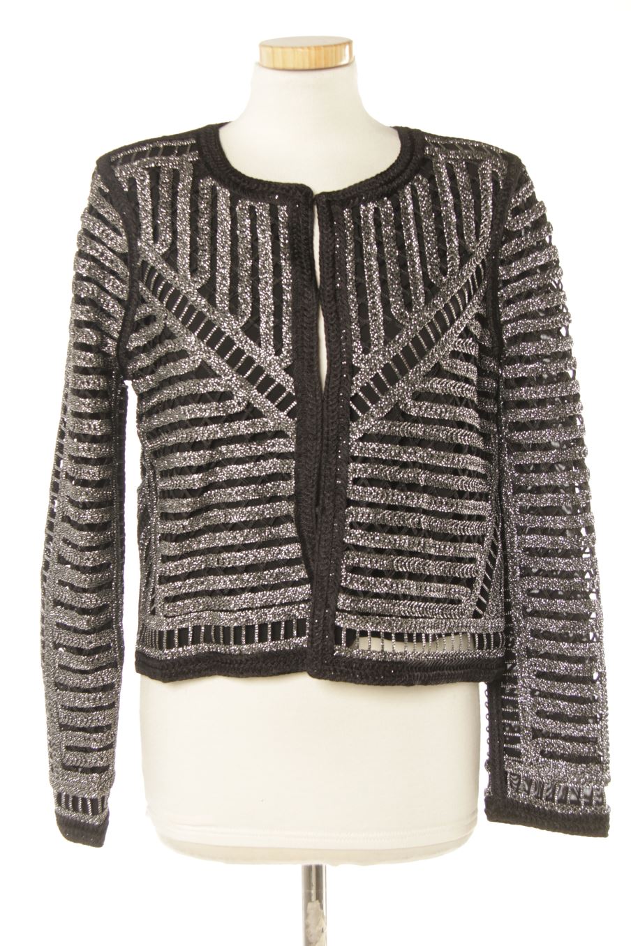 Blouson Maje de la taille 40, de couleur noir