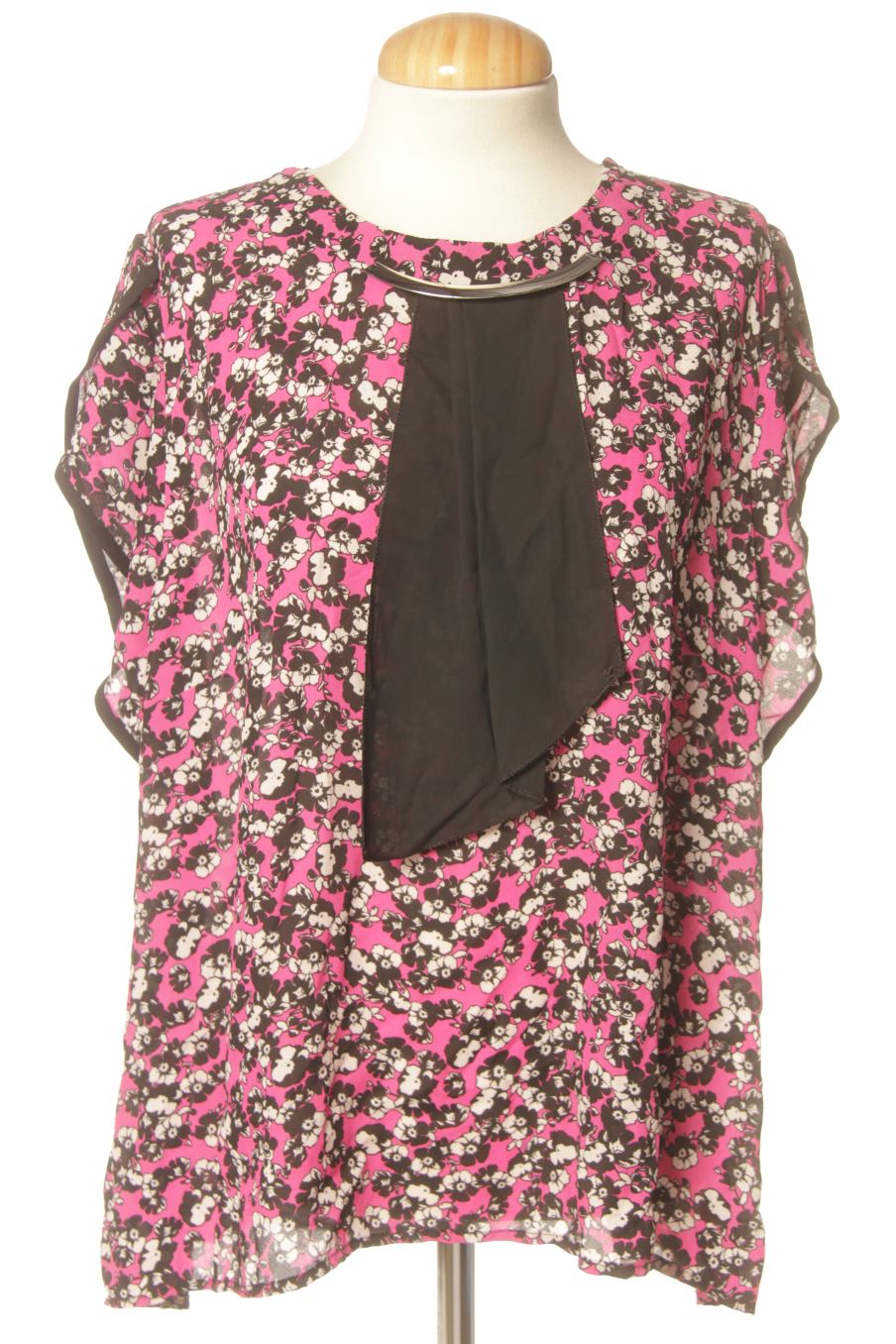 Blusa a maniche corte de Festa de la talla 50, de color stampato