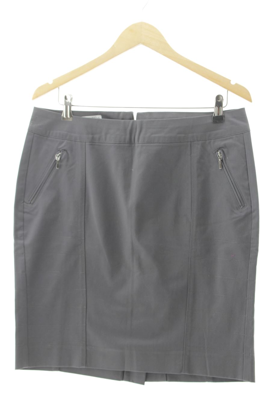Jupe Zara de la taille XL, de couleur gris