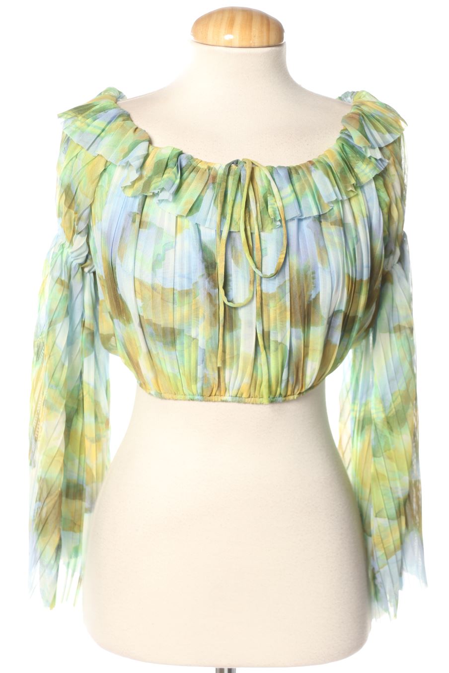 Blouse à manches longues Zara de la taille S, de couleur imprimés