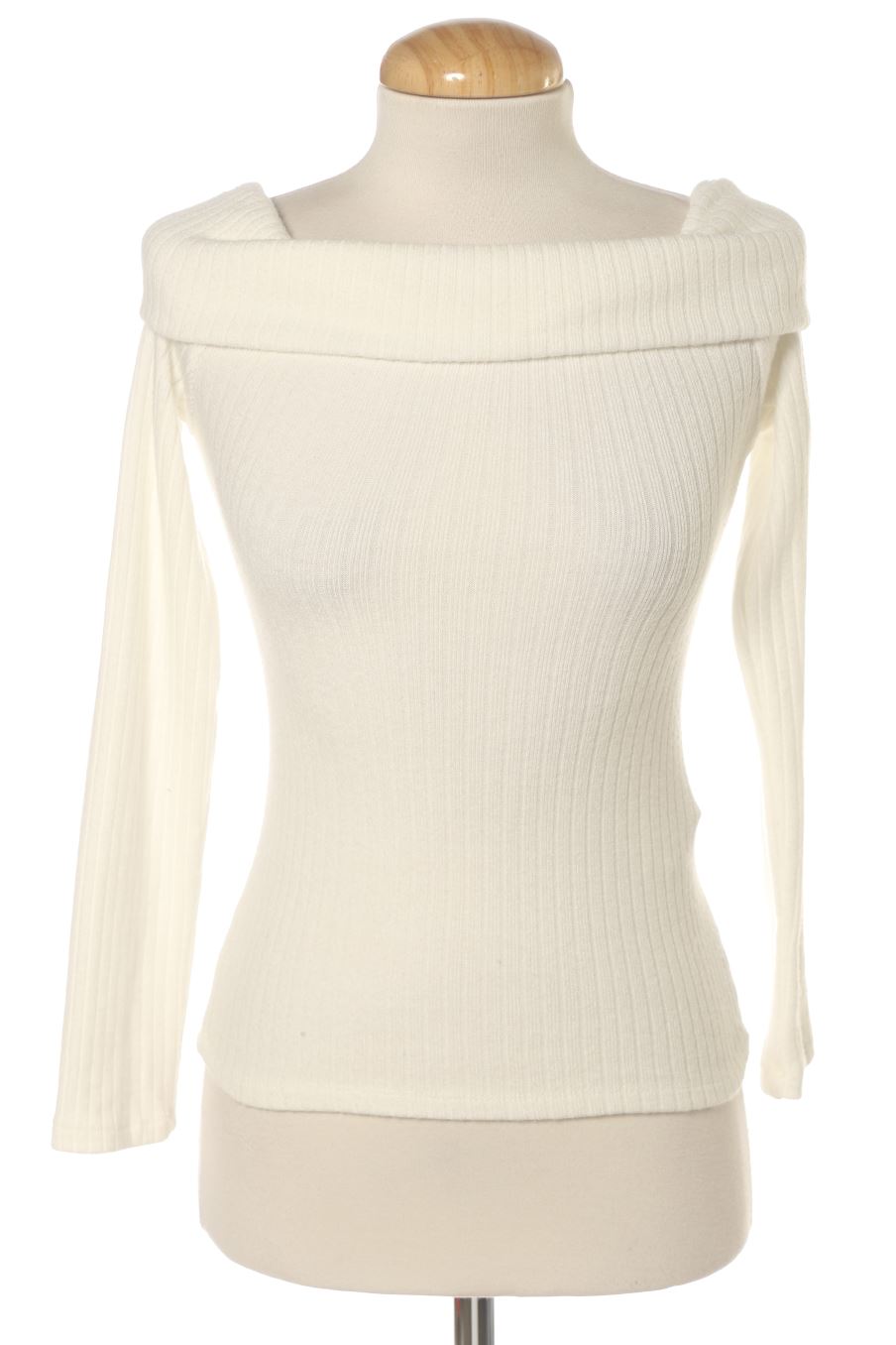 Pull Stradivarius de la taille XS, de couleur blanc