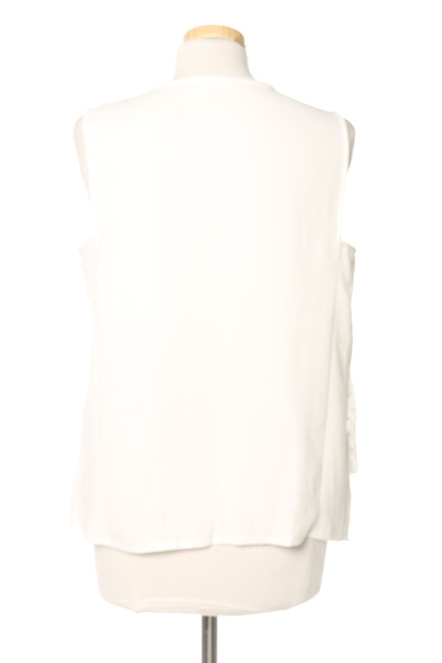 Blouse à manches courtes Amichi de la taille L, de couleur blanc