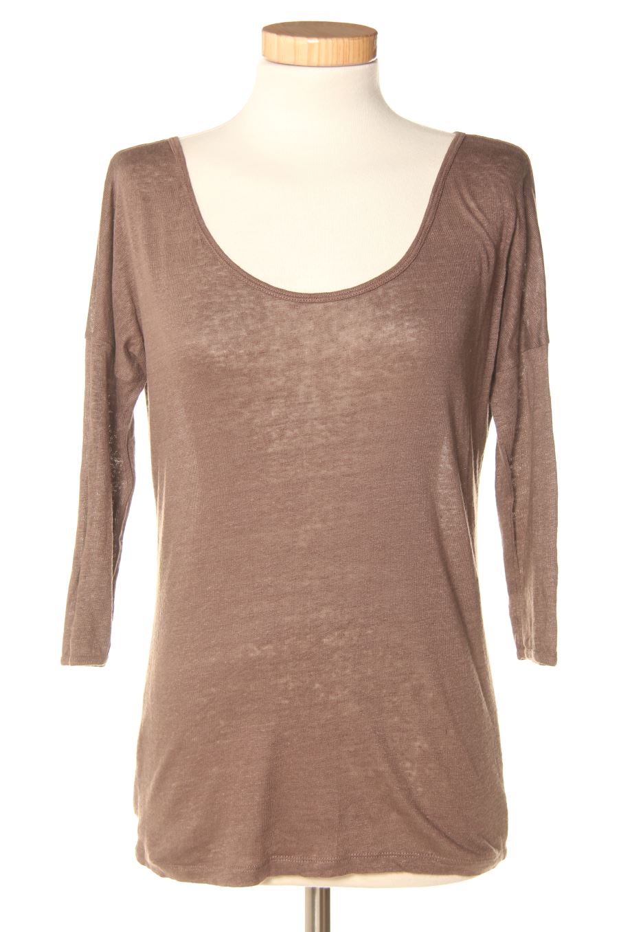 T-shirt à manches longues Promod de la taille S, de couleur marron