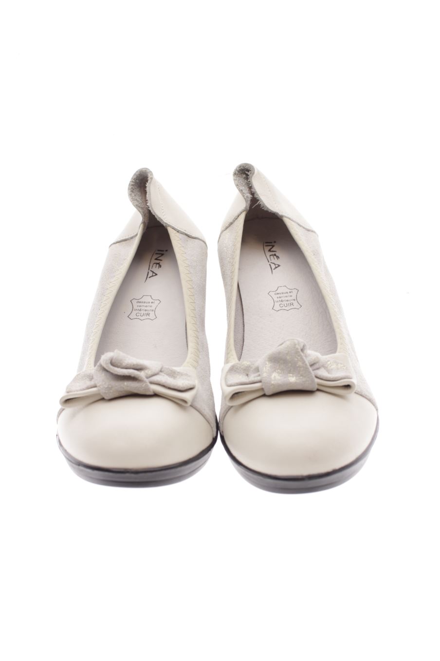 Zapatos de tacon de inéa  de la talla 39, de color gris de