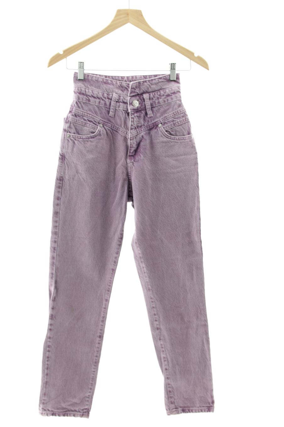 Jeans Mango de la taille 32, de couleur pourpre de denim