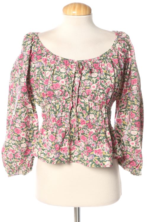 Blusa a maniche lunghe
