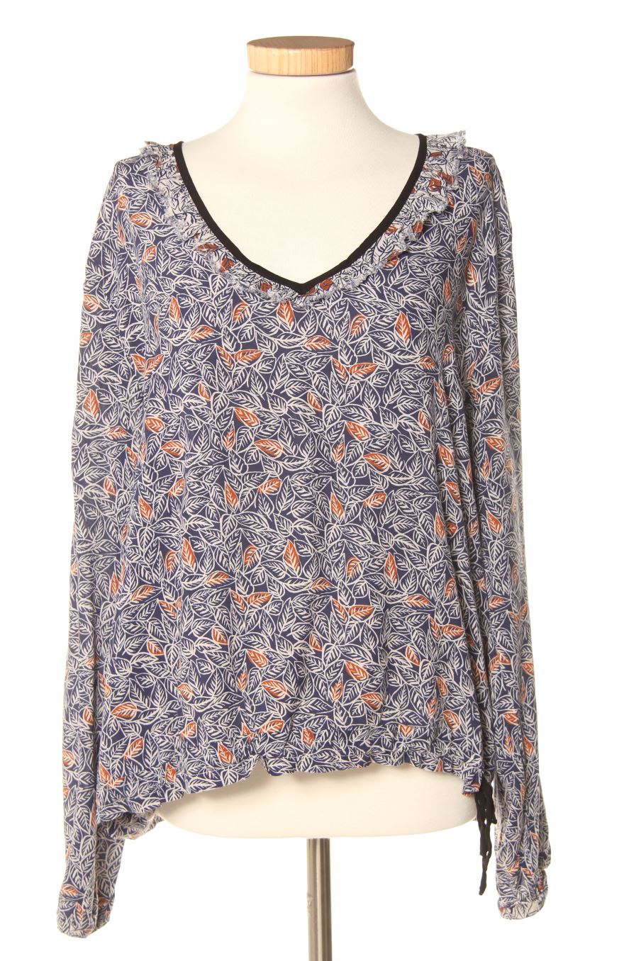 Blouse à manches longues Captain tortue de la taille 38, de couleur bleu marine