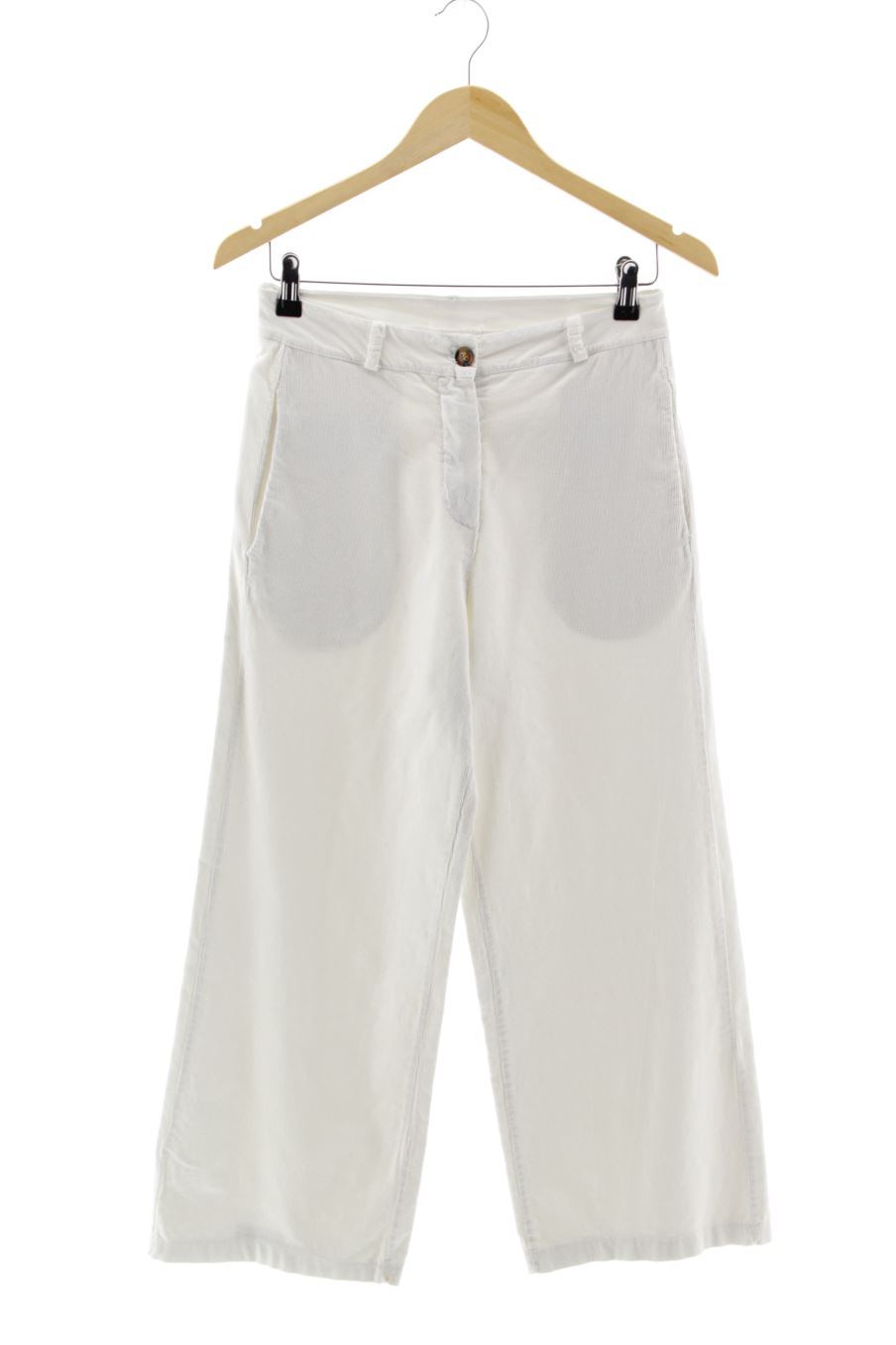 Pantalones de PERCENTIL de la talla XS, de color blanco