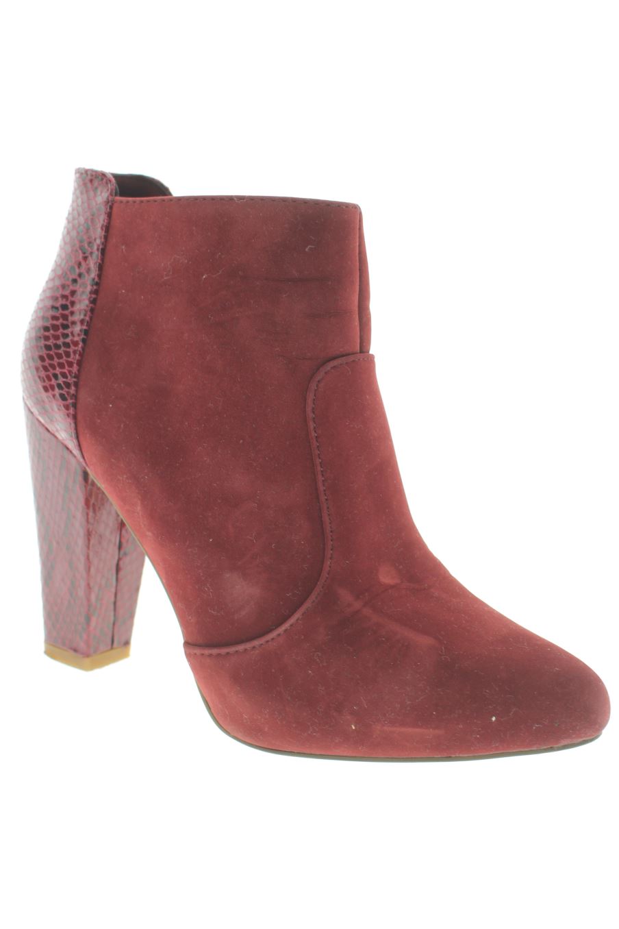 Botines de MariaMare de la talla 37, de color burdeos de