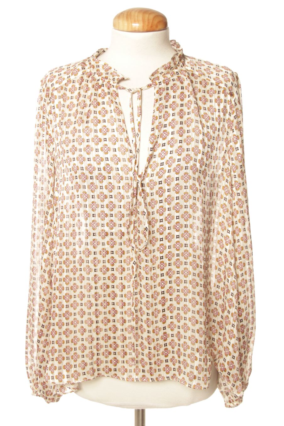 Blouse à manches longues Maje de la taille S, de couleur imprimés