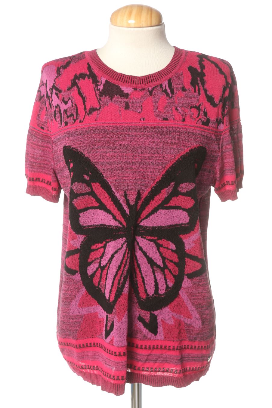 Pull Desigual de la taille L, de couleur rose