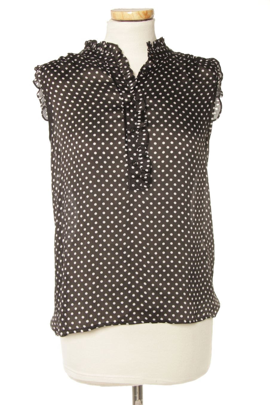 Camisa sin mangas de Tahari de la talla XS, de color estampado
