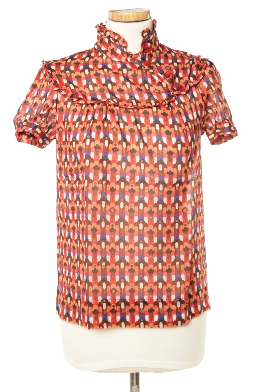 Blouse à manches courtes Trafaluc de la taille S, de couleur imprimés