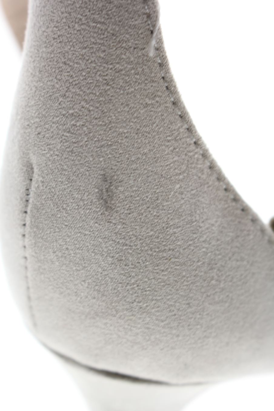 Sandalias tacon de H&M de la talla 41, de color beige de