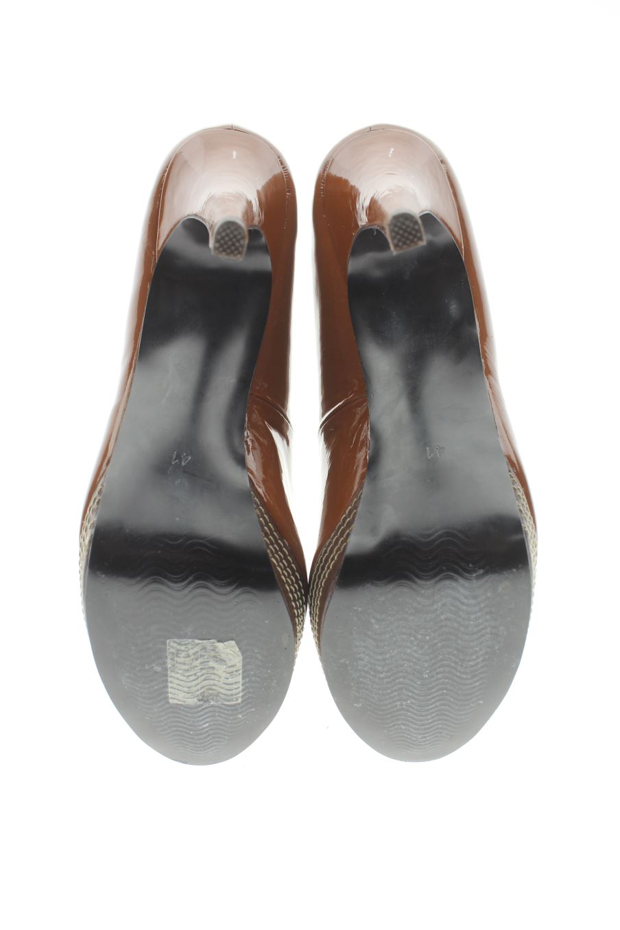Zapatos de tacon de Adolfo Dominguez de la talla 41, de color marrón de