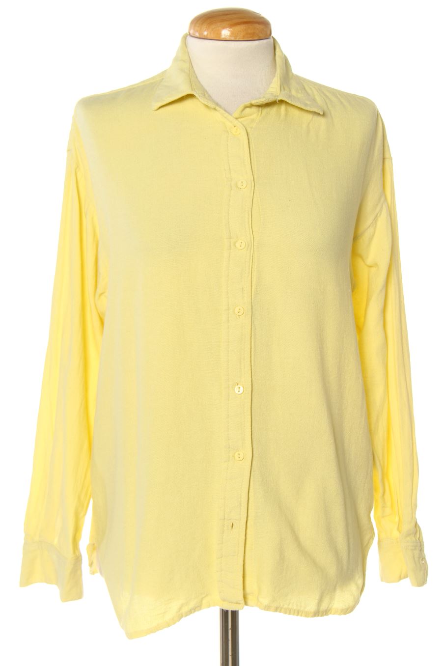 Blusa de manga larga de Stradivarius de la talla XS, de color amarillo