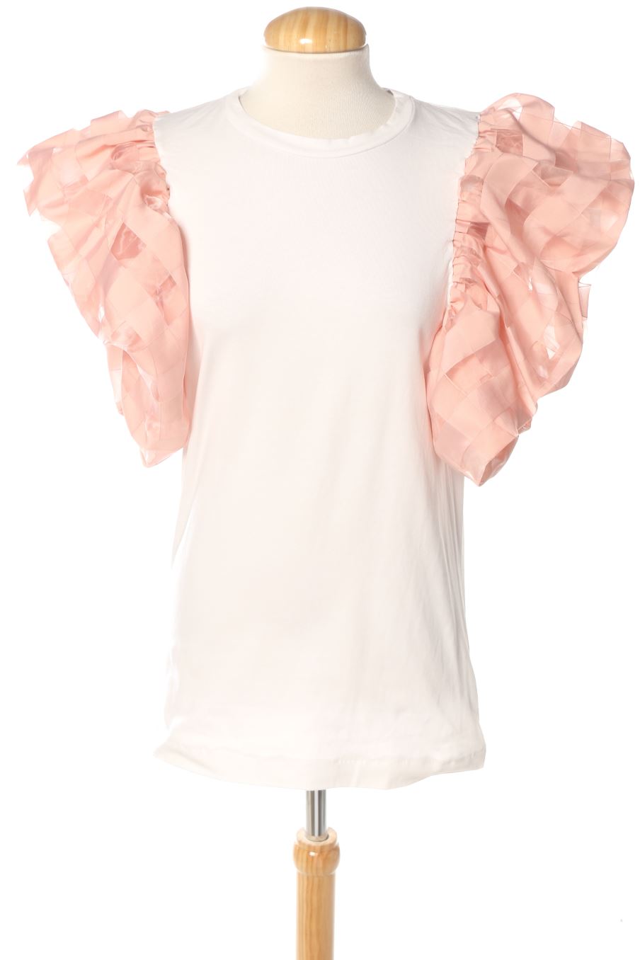Blouse à manches courtes TIMIAMI de la taille M, de couleur blanc
