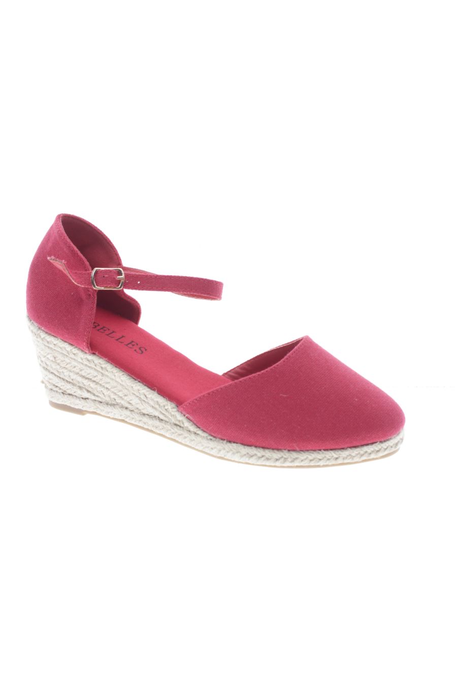 Semelles compensées de BELLES de la taille 39, de couleur rouge de
