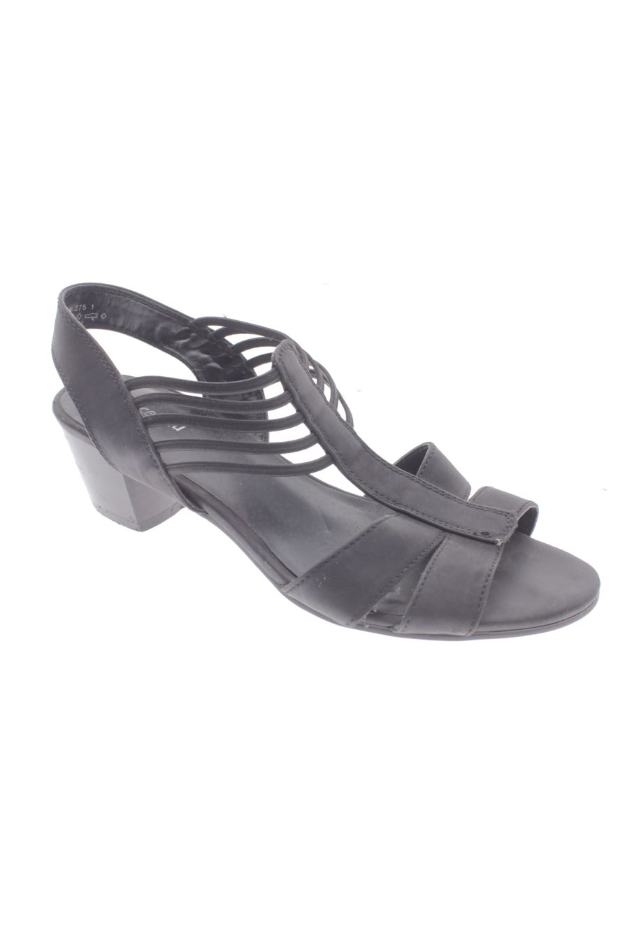 Sandalias tacon de Graceland de la talla 37, de color negro de