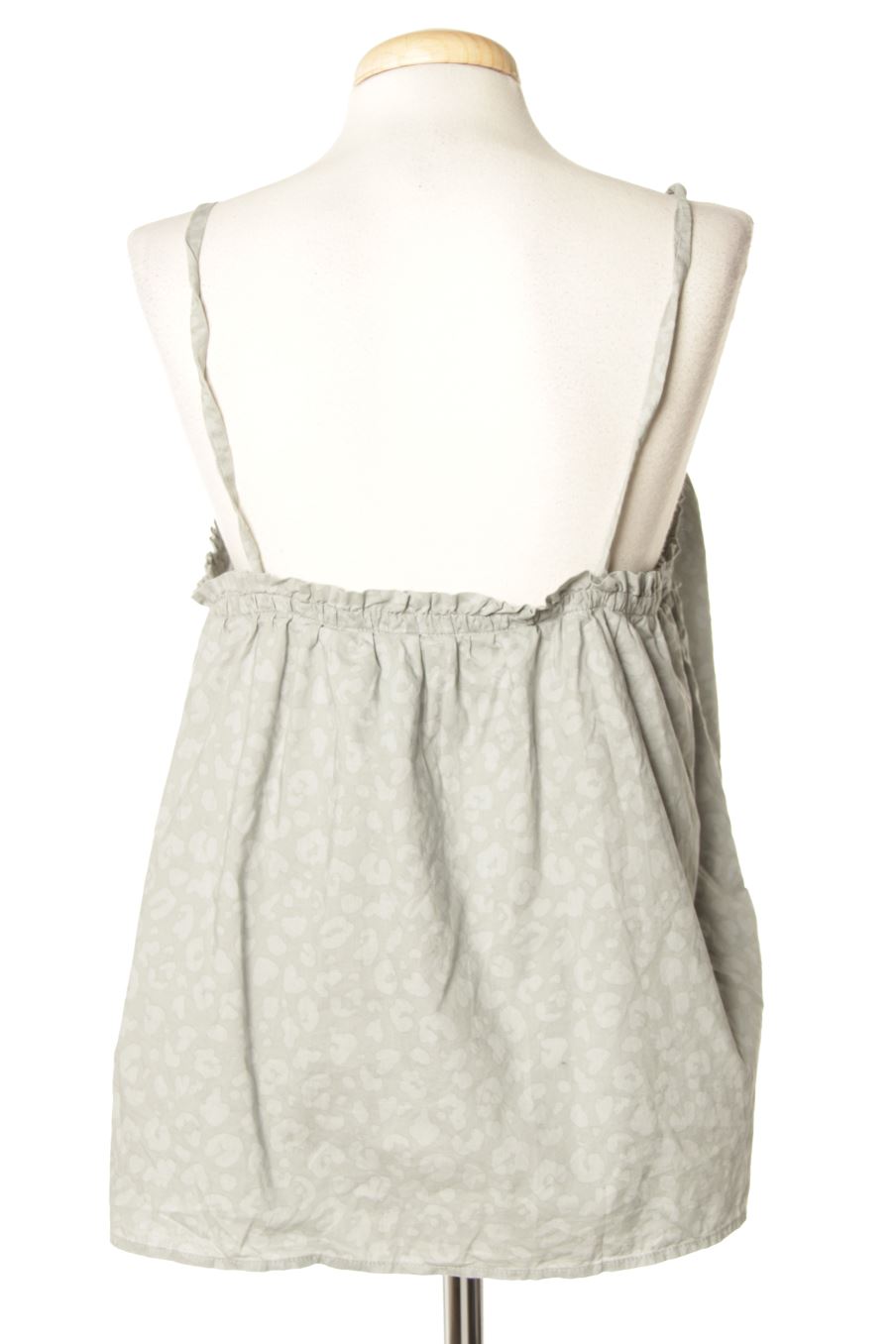Top de Mango de la talla M, de color verde