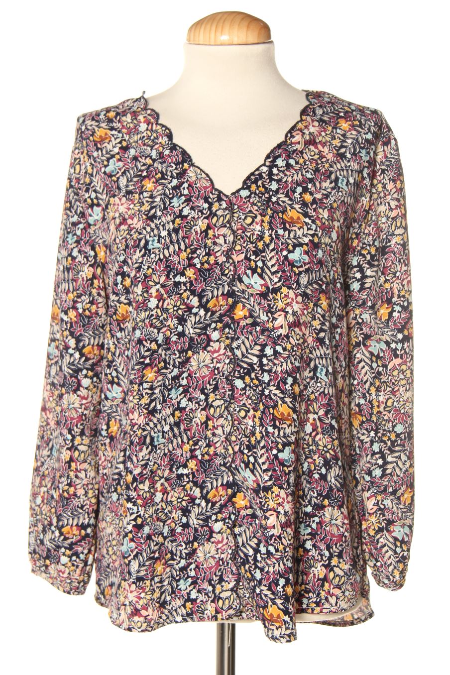 Blouse à manches longues Season de la taille S, de couleur fleurs