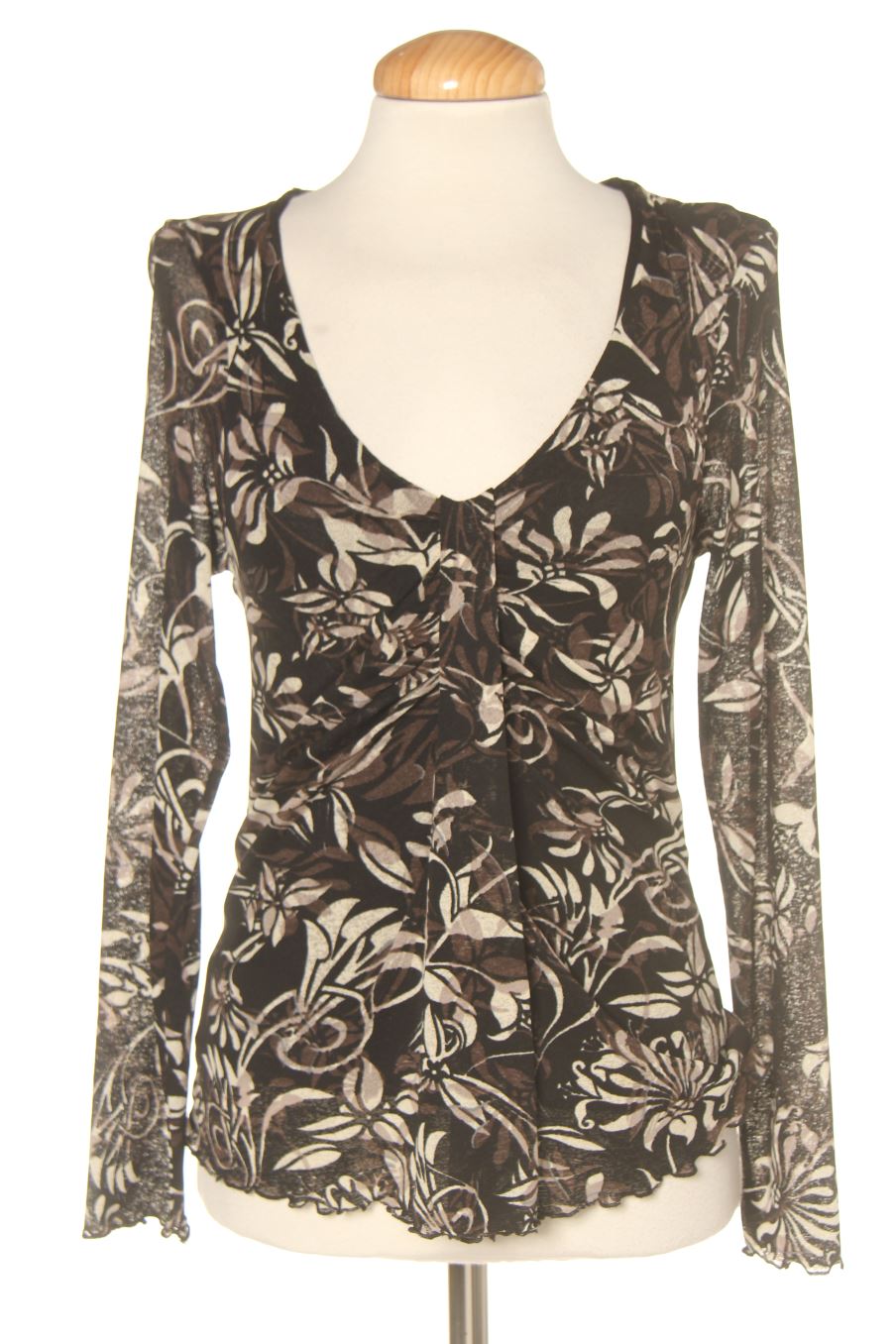 Blouse à manches longues Wallis de la taille XS, de couleur imprimés