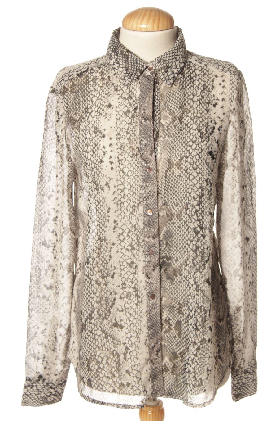 Hemd von Stradivarius Größe S, Farbe Animal print, für