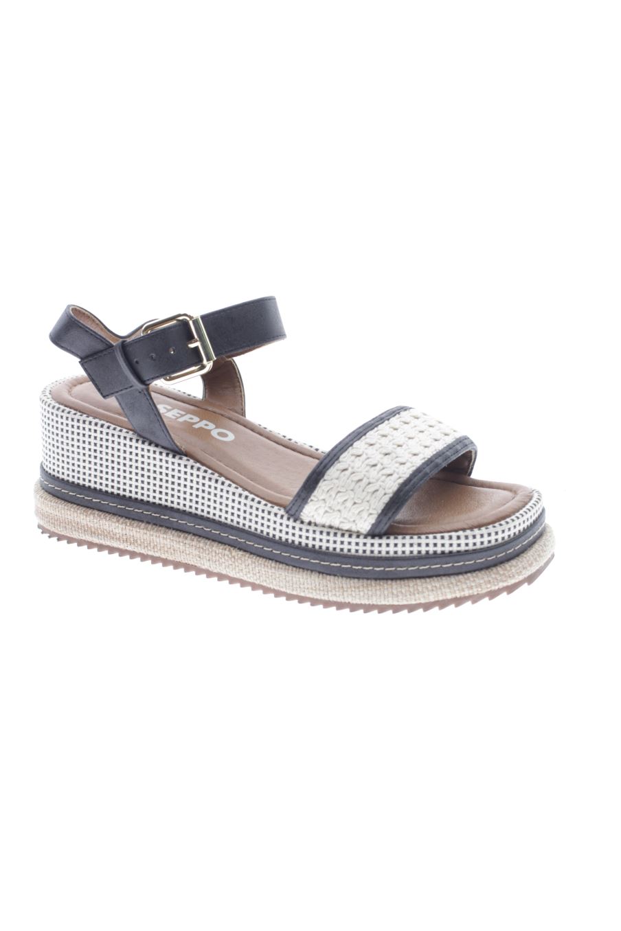 Sandalias tacon de Gioseppo de la talla 36, de color beige