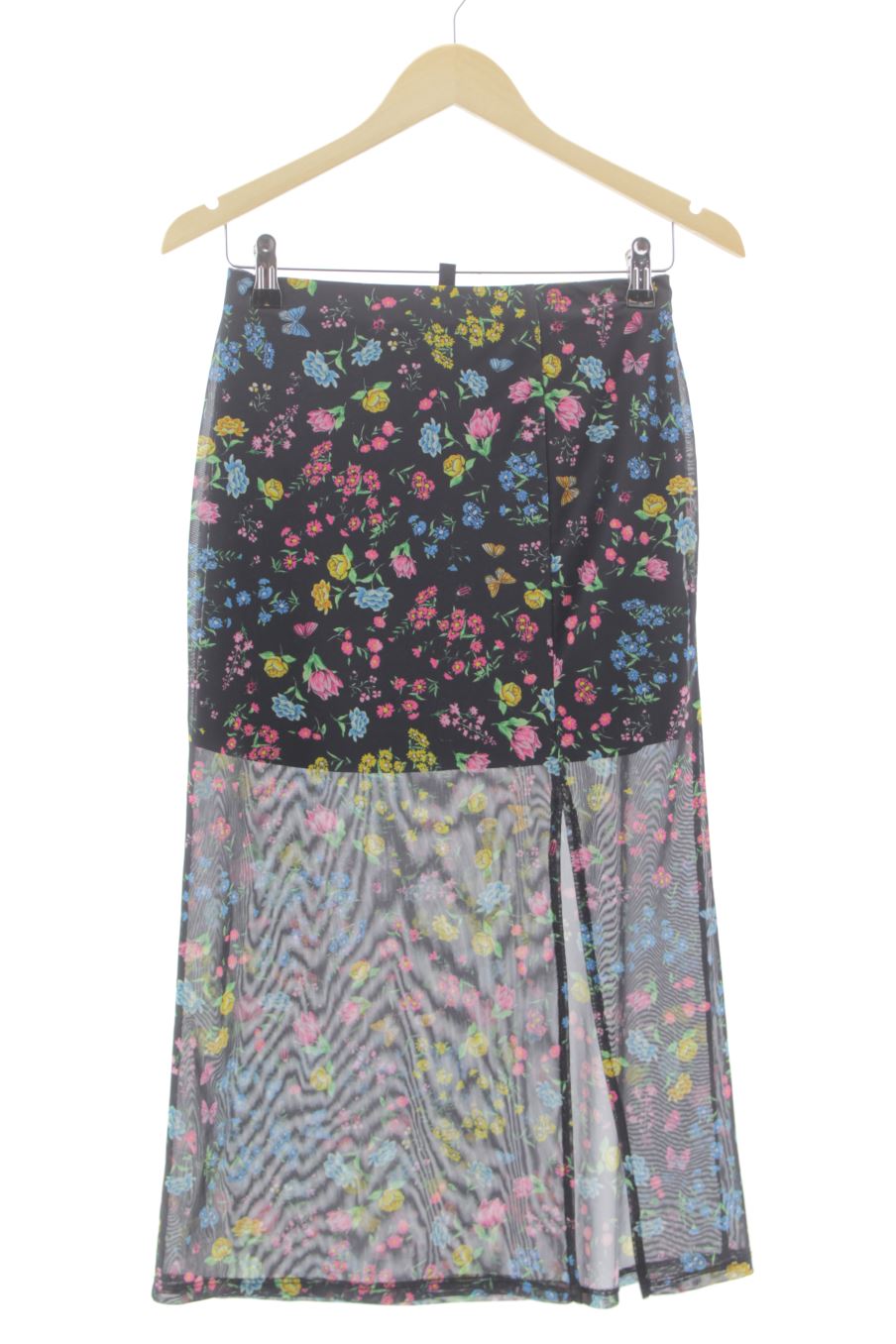 Falda de H&M de la talla XS, de color flores