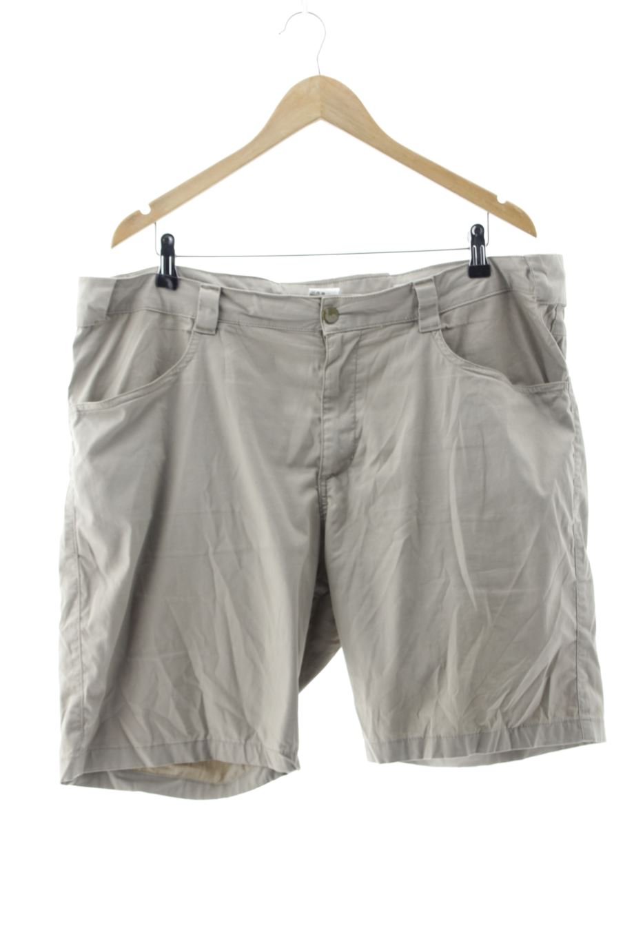Pantalón corto de Decathlon de la talla 48, de color beige