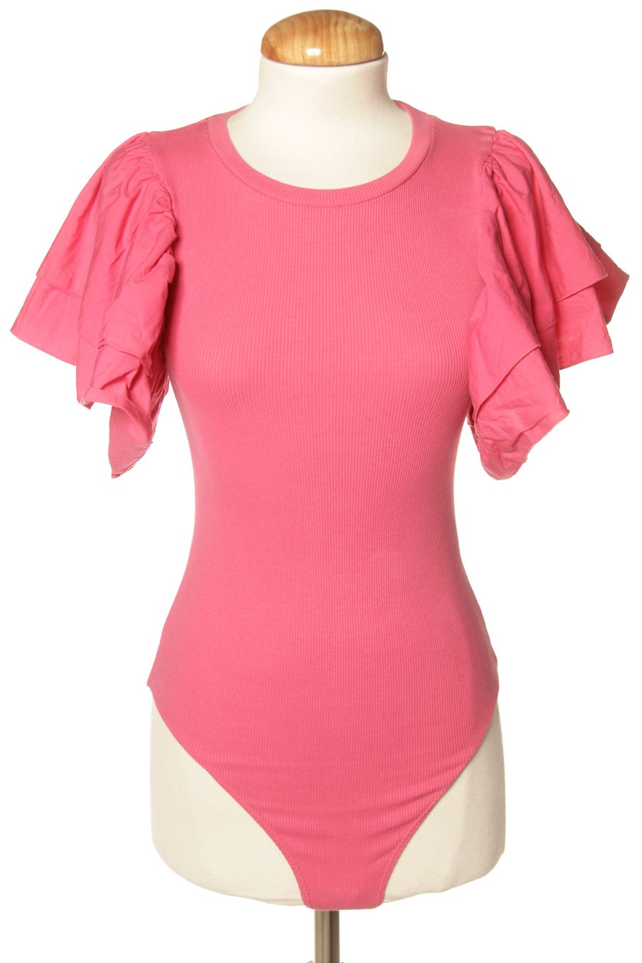 Body de Zara de la talla S, de color rosa