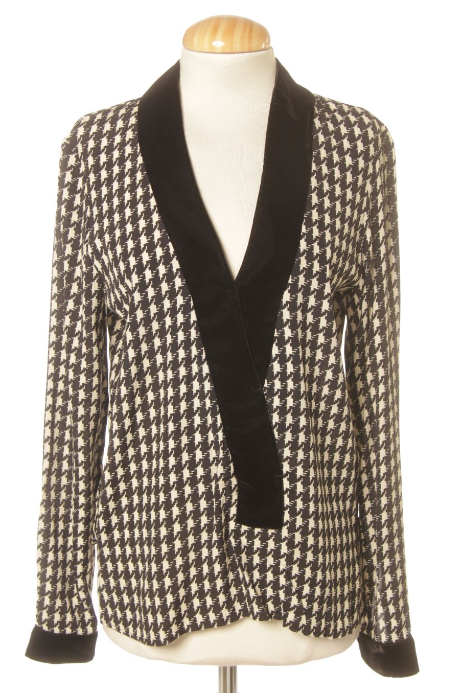 Blusa a maniche lunghe de Zara de la talla XS, de color quadri