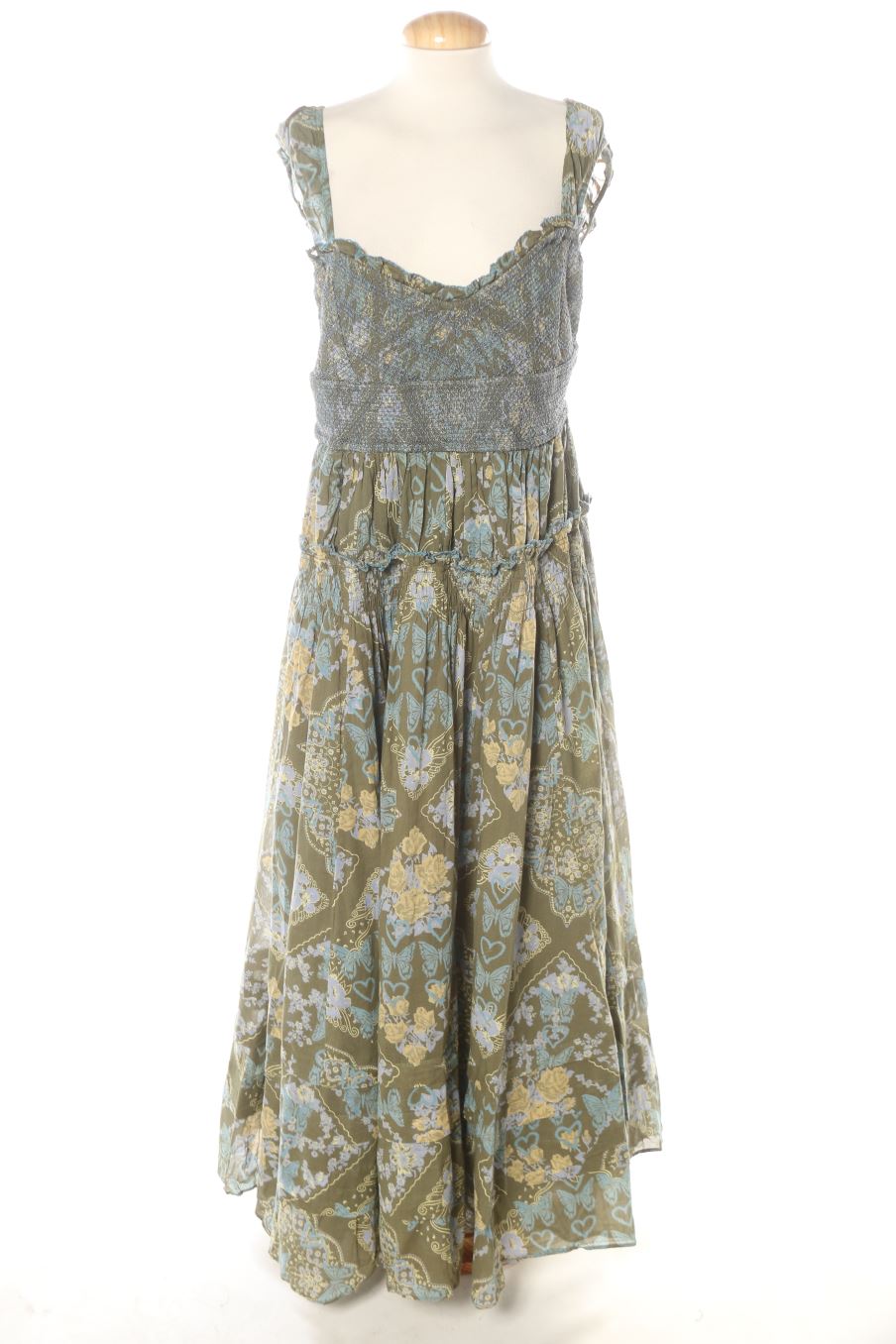 Robe casual Free People de la taille XL, de couleur vert