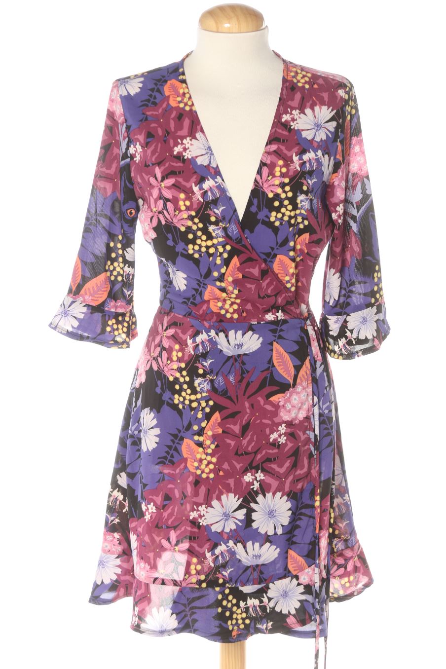 Robe casual kling de la taille S, de couleur fleurs