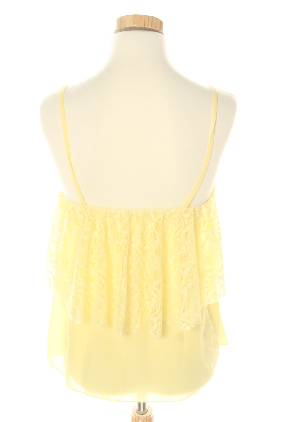Top de Made in italy de la talla M, de color amarillo