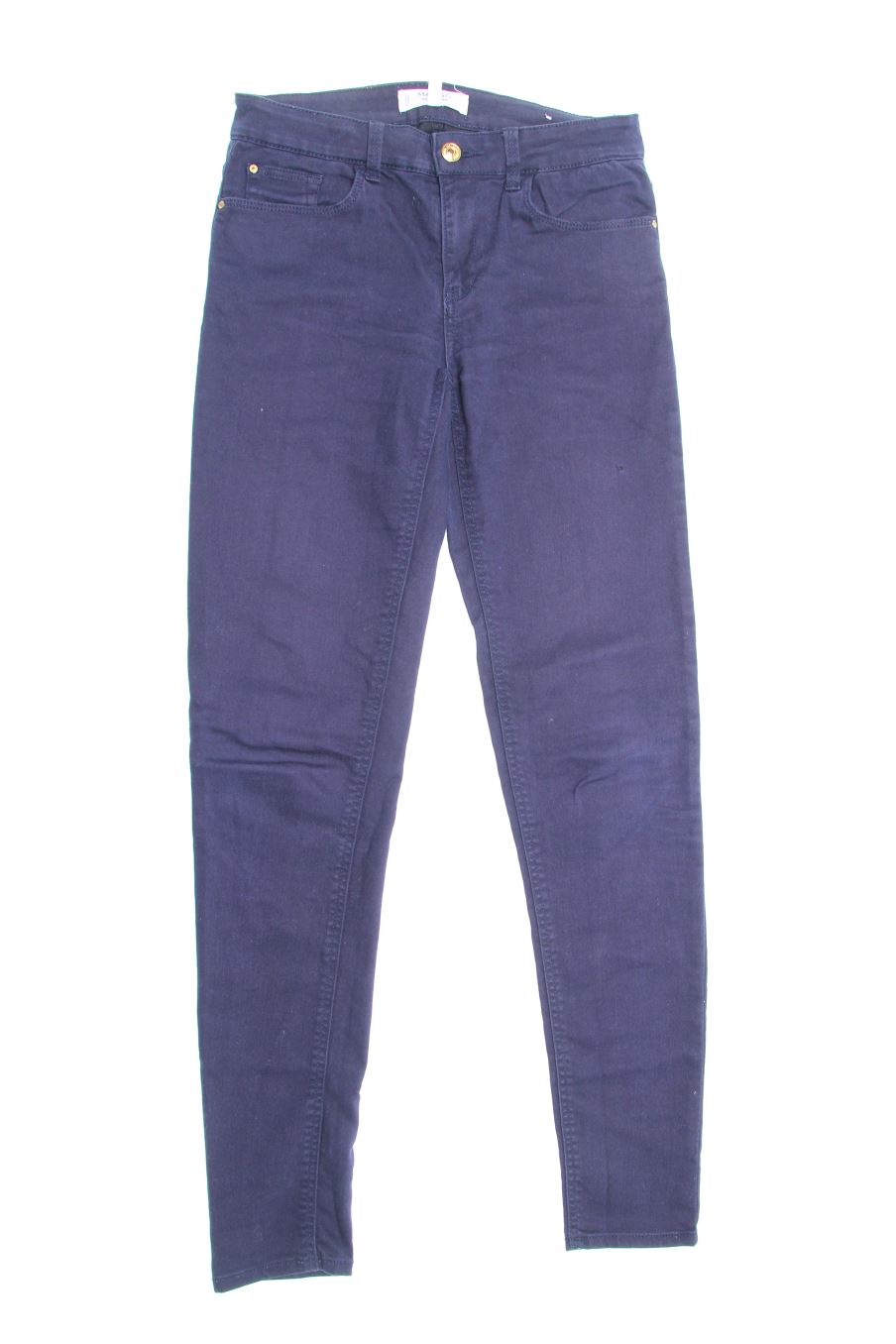 Jeans von Mango Größe 36, Farbe Marineblau, aus Jeanskleidung für