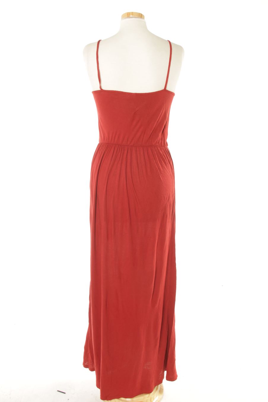 Robe casual H&M de la taille S, de couleur rouge
