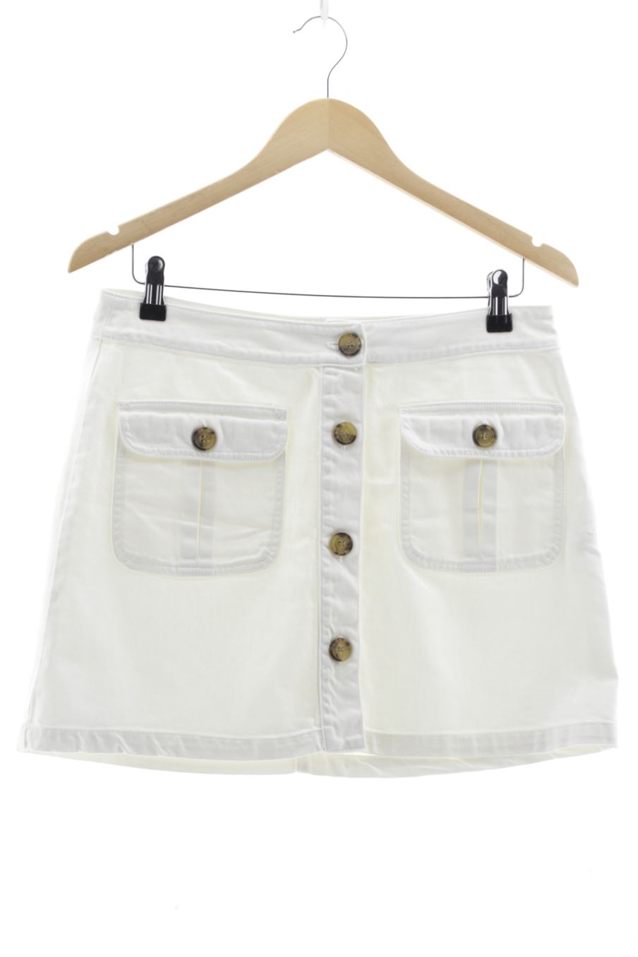 Gonne de Stradivarius de la talla 40, de color bianco