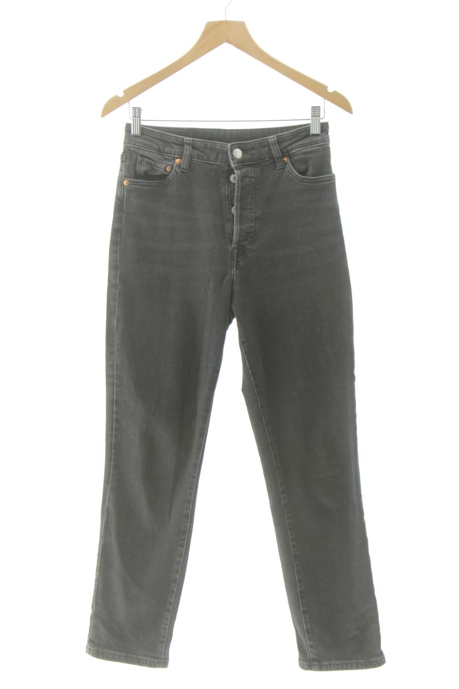 Jeans H&M de la taille 36, de couleur noir de denim