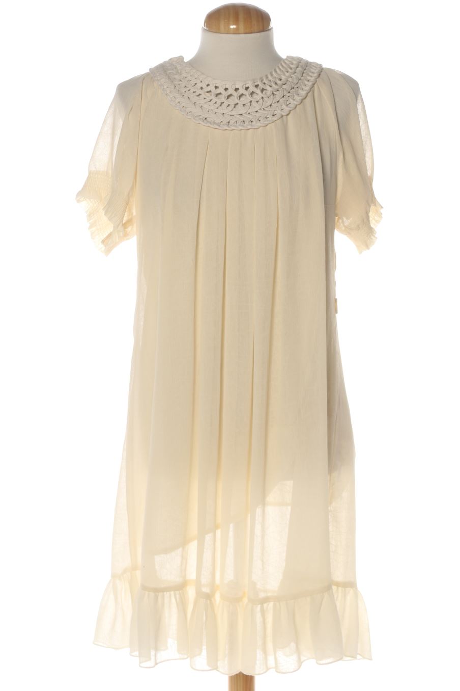 Robe casual kling de la taille M, de couleur beige