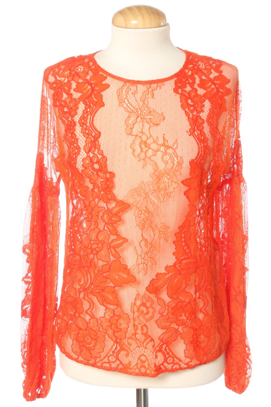 Blouse à manches longues Maje de la taille S, de couleur orange
