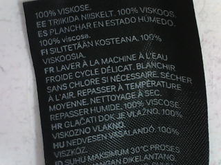 Top de H&M de la talla 34, de color negro