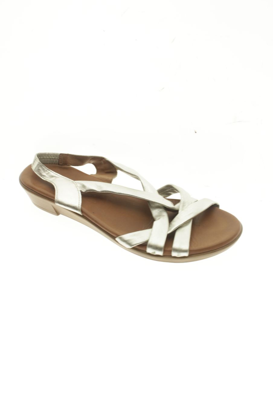 Sandalias planas de Botticelli de la talla 38, de color dorado de