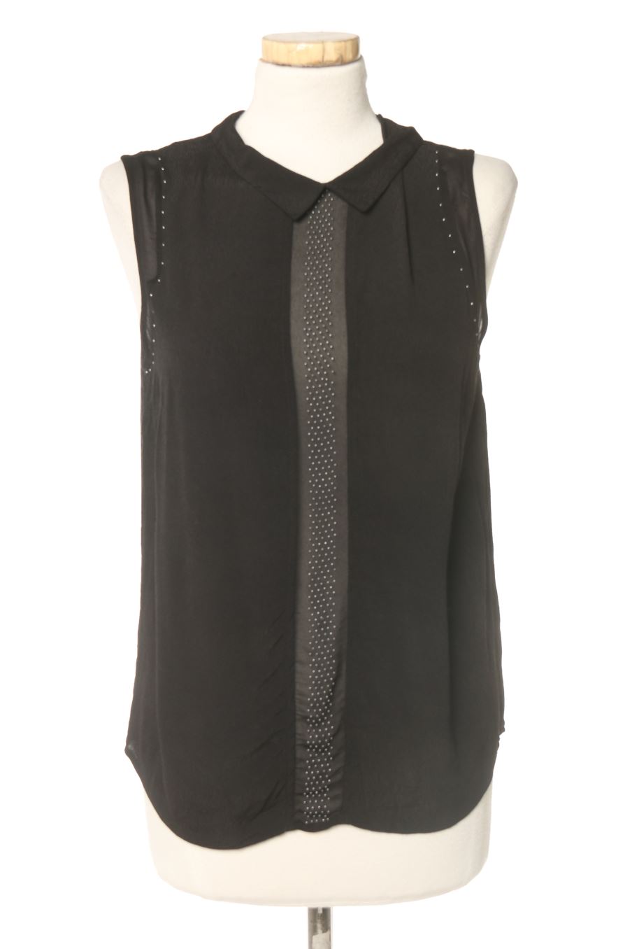 Blouse à manches courtes Ikks de la taille 38, de couleur noir