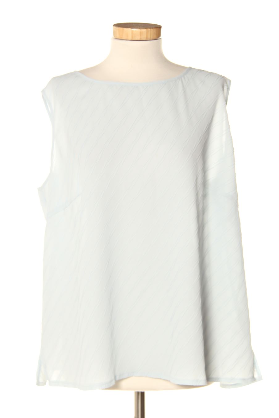Blusa de manga corta de Talla&moda de la talla 56, de color azul