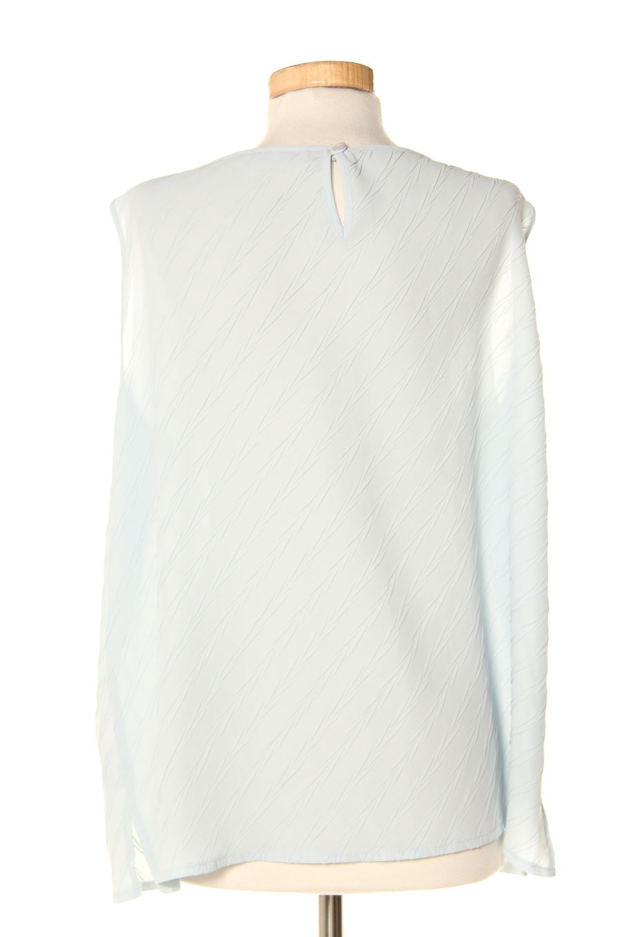 Blusa de manga corta de Talla&moda de la talla 56, de color azul