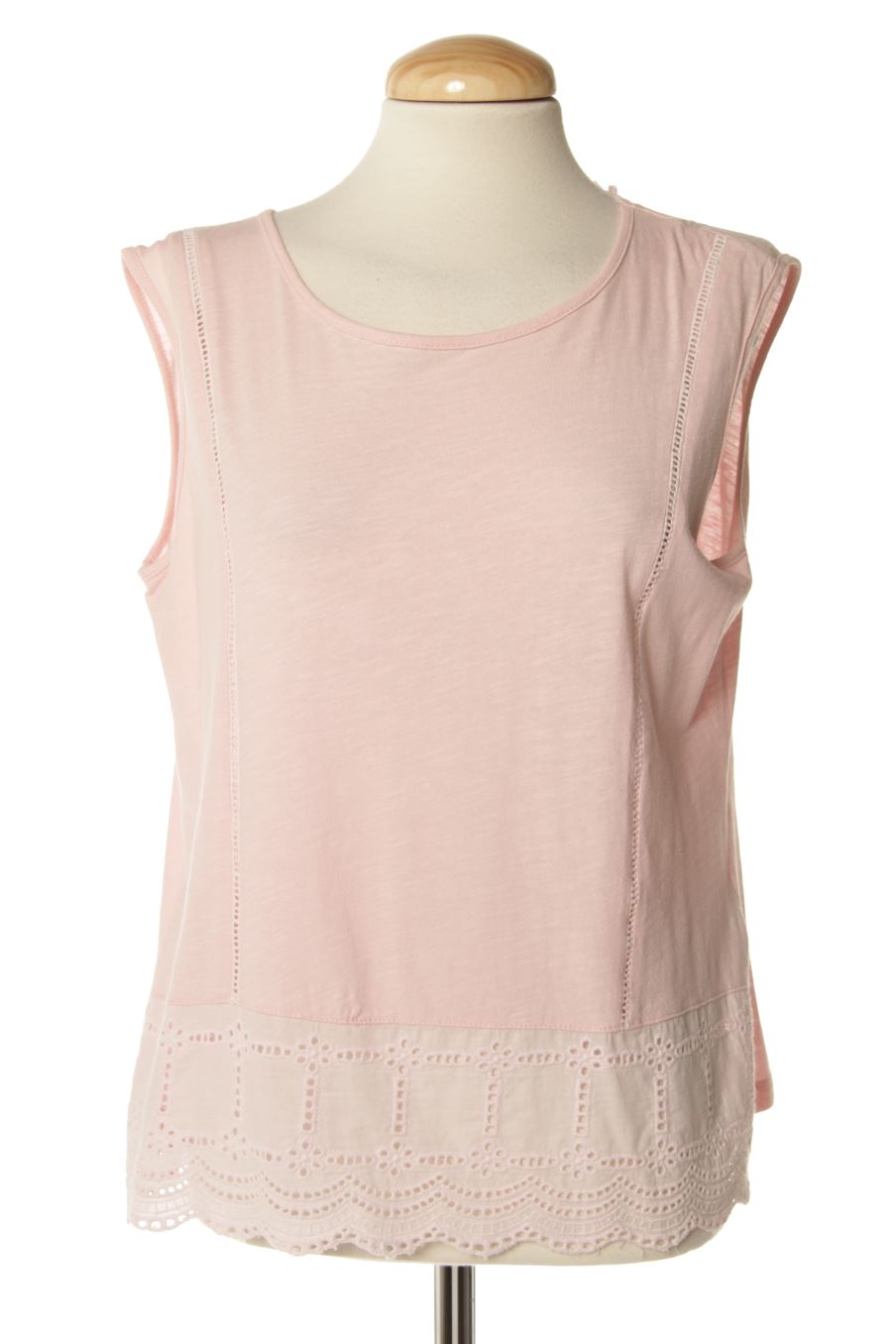 Camiseta sin mangas de Javier simorra de la talla 40, de color rosa