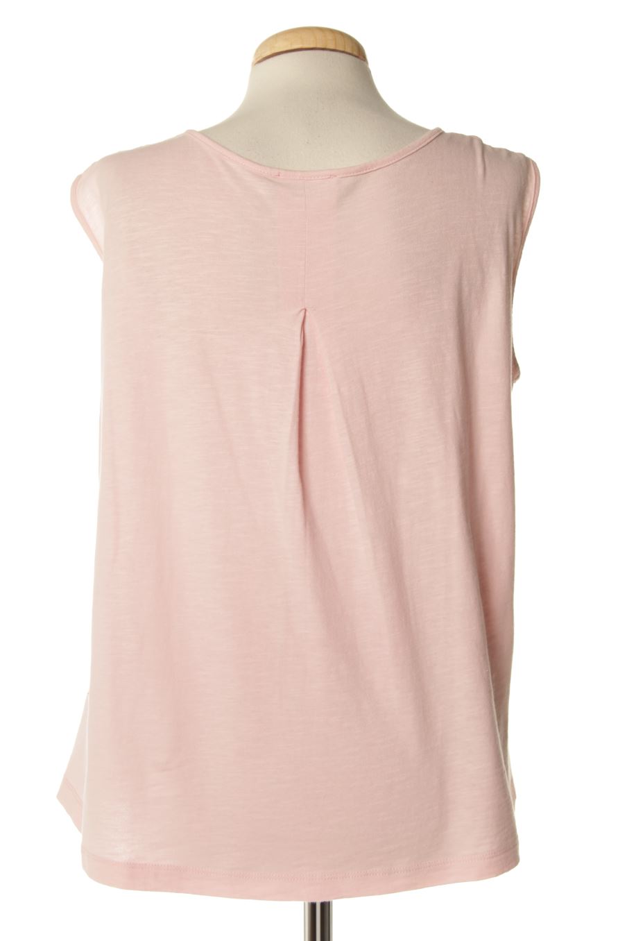 Camiseta sin mangas de Javier simorra de la talla 40, de color rosa