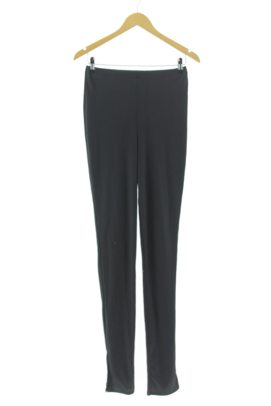 Pantalon Casual flounce LONDON de la taille 38, de couleur noir